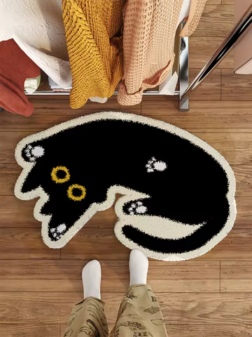 10 best sales irregular shaped rug - №3