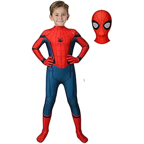 Spiderman Costume for Kids Adult Tobey Maguire Cosplay Bodysuit Superhero Zentai Suit Jumpsuit Halloween Carnival Party Costumes 12 best sales cosplay katniss - №3