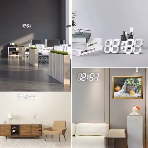 10 best sales 3d clock wall - №7
