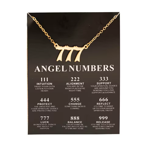 10 best sales angel numbers necklace - №1