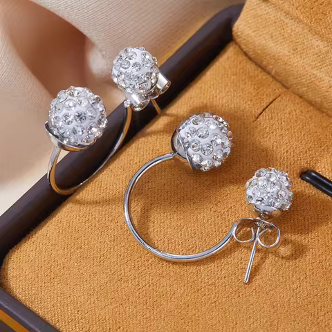 8 best sales earrings glitter - №3
