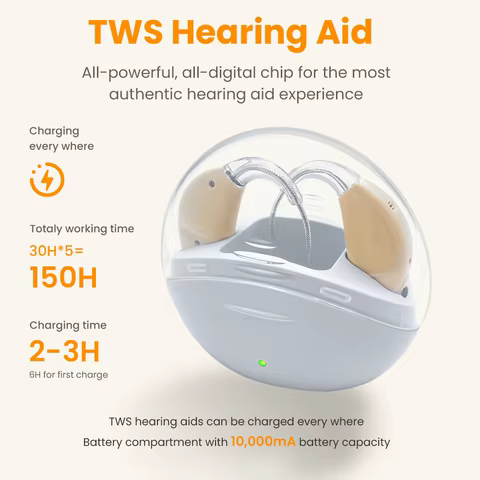 10 best sales rechargeable hearing aid - №2