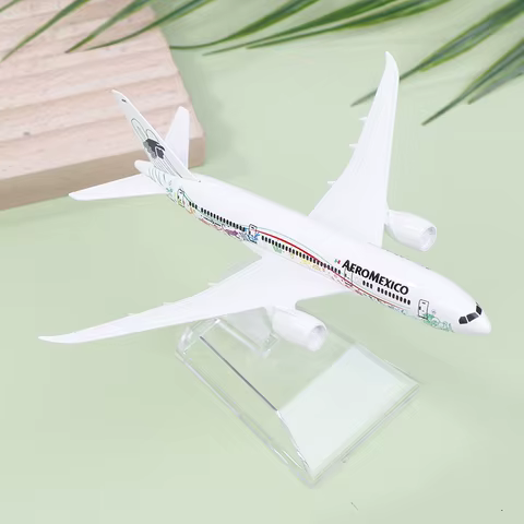 16cm 1/400 Scale Alloy Metal Mexican Air AEROMEXICO B787 Airlines Airplane Model Boeing 787 Airways Plane Model Diecast Aircraft 12 best sales oman air - №2