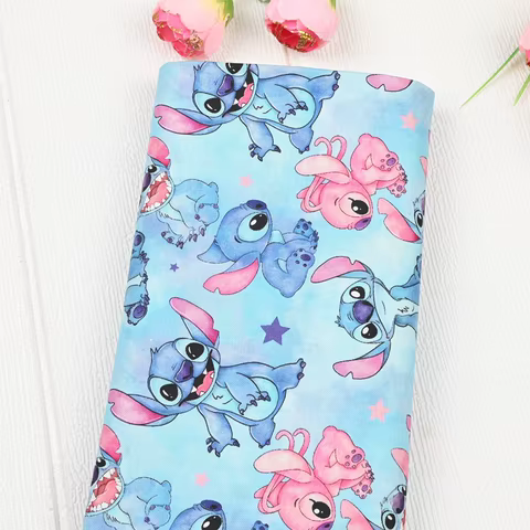 12 best sales lilo and stitch fabric - №7