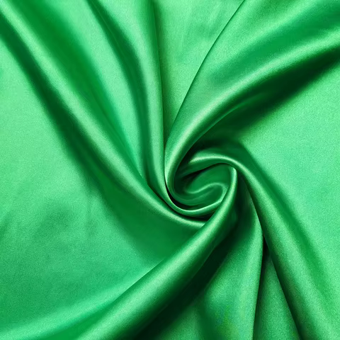 10 best sales green satin fabric - №8