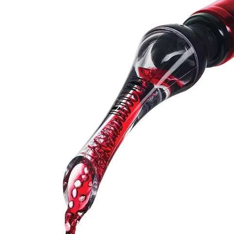 Wine Aerator Pourer Premium Aerating Pourer Red Wine Decanter Cap Spout Stopper Bottle Mouth Dispenser Decanter Spout 12 best sales bottle stopper - №12