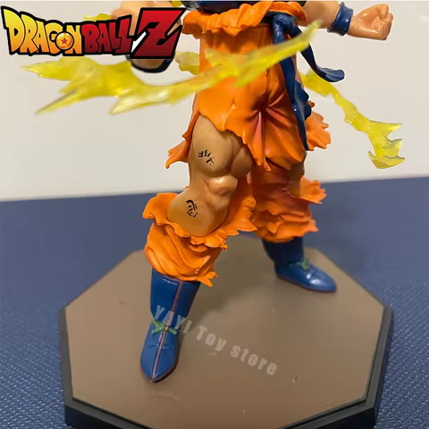 Hot Dragon Ball Son Goku Super Saiyan Anime Figure 16cm Goku DBZ Action Figure Model Gifts Collectible Figurines for Kids 10 best sales 50 cent figure - №1