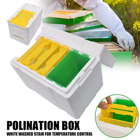 Queen Bee Breeding Box Bee Mating Box Foam Bee Hive Box Beekeeper Garden Pollination Box Bee Breeding Case Beekeeping Equipment 12 best sales beekeeper tools - №6
