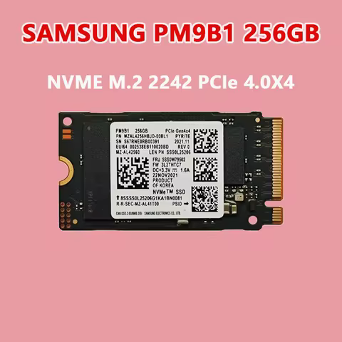 SAMSUNG SSD 2242 PM991PCIe3.0X4 128GB & PM991a 128G 2242 PCIe 3.0X4 & PM9B1 PCIe4.0X4 256GB M.2 NVMe Solid State Drive 10 best sales g512 logitech - №3
