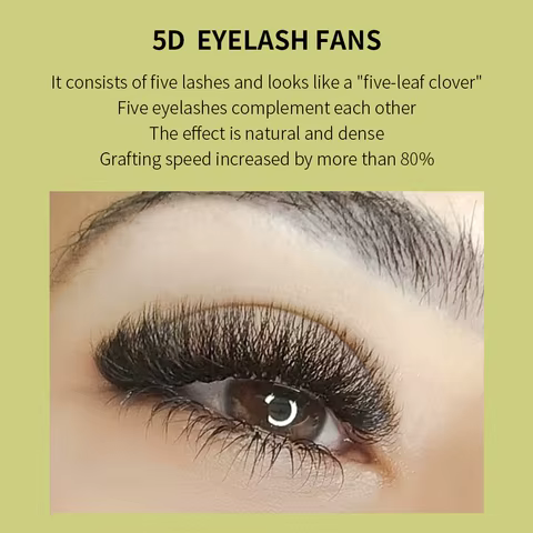 GLAMLASH 4D5D W Style Flower Lash Premade Volume Fans Eyelash Extension Natural Soft Light Lash W Shaped 6 best sales costco eyeglass frames - №2