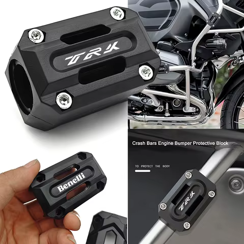 For Benelli TRK502 TRK502X TRK 702 251 800 502 TRK 502X LEONCINO 250 Motorcycle Engine Crash bar Protection Bumper Guard Block 12 best sales zk502t - №6