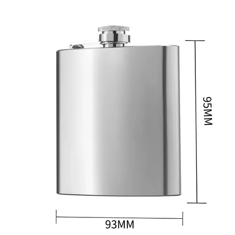6/7/8oz black/silver Portable 304 food grade Flagon Whiskey Vodka Wine Pot Hip Flask Set Alcohol Drinking pocket Bottle outdoor 12 best sales alcohol pocket bottle - №4