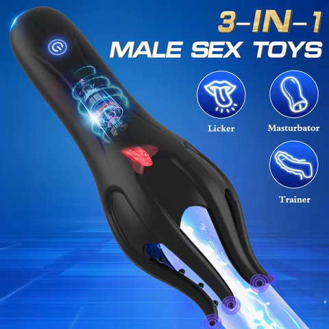 Glans Trainer for Men Powerful Vibrating Penis G Spot Masturbator Soft Fingertip Prolong Endurance Massage Vibrator Erotic Toys 8 best sales thrusting penis - №4