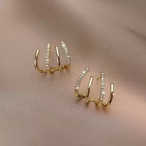 8 best sales earrings glitter - №8