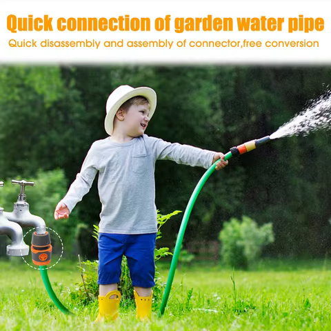 12 best sales garden hose connector - №1