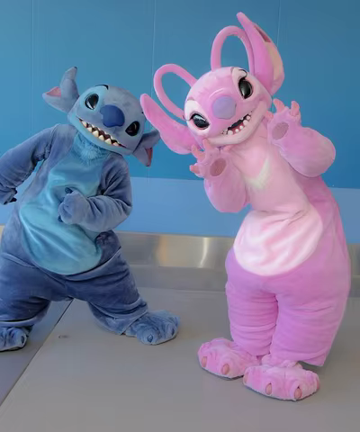 Blue Lilo & Stitch Mascot Costume Disney Cartoon Character Advertising Fancy Dress Animal Carnival Party Adult Cosplay Suits 10 best sales disney adult costumes - №6