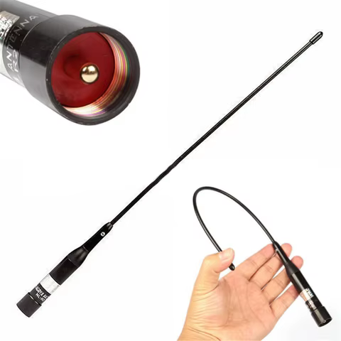 Nagoya NL-R2 DUAL BAND VHF UHF 144/430 MHz Ham Radio NLR2 Flexible Whip PL259 Antenna for Baofeng Motorola ICOM Car Mobile Radio 12 best sales motorola antenna - №4