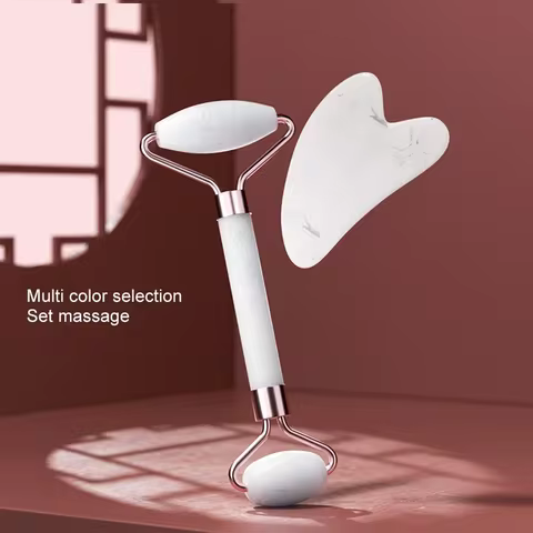 Roller for Face Neck Eye Resin Facial Massage Instrumenr Health Care Scraping Board Musclee Beauty Skincare Tools 12 best sales propolis serum - №8