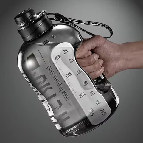 1.7L/2.7L Sports Water Bottle Gym Cycling Cup Portable Large Capacity Water Bottle For Fitness Camping Men Water Kettle 10 best sales thermoflask - №10