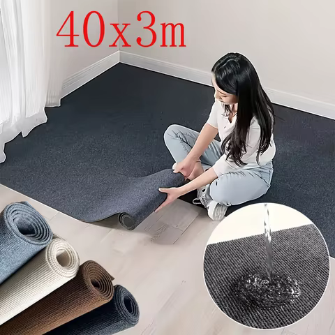40cmX3m Kitchens Bedroom Rug Water Uptake Home Decor Self-adhesive Room Decoration Bathroom Rugs Solid Color Carpet Living Room 10 best sales large rugs - №7