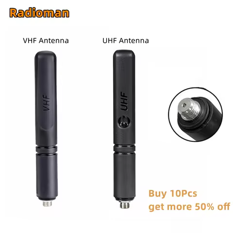 VHF UHF Antenna For Motorola XIR P8668 P8628 P8620 P8600 P8608 GP328D GP338D DGP8550 DGP5050 DEP550 DEP350 Radio Walkie Talkie 12 best sales motorola antenna - №5