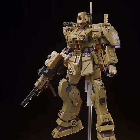GM Spartan RGM-79 PB Limit HG 1/144 Desert Color Assemble The Model Action Figure Desktop Decoration Toy Gift Collectible 12 best sales joy toy mech - №4