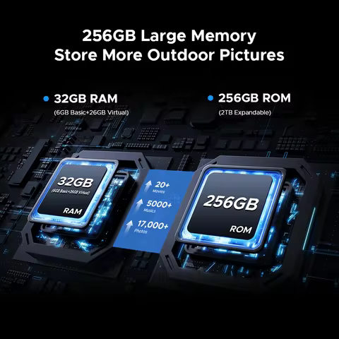 DOOGEE Blade10 Pro Energy Rugged Phone 6.56'' Screen 10.7mm Ultra-thin 6GB RAM 256GB ROM 6150mAh Battery Android 15 Smartphone 12 best sales smartphone doogee - №7