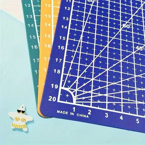 A4/A5 Self-Healing Cutting Mat 1-Pack - Double-Sided Plastic Craft Board with Grid for Sewing, Scrapbooking & Fabric 10 best sales self cut system - №4