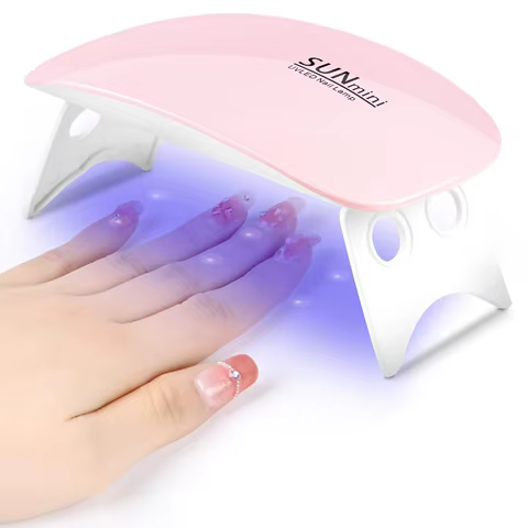 Nail Lamp Foldable 6w Uv Led Lamp For Nails Machine Uv Leds Gel Quick drying Dryer Lamp Manicure Tool Professional Equipme 10 best sales gel lamp - №9