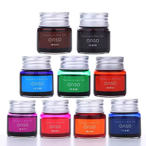 20ml Smooth Colorful Liquid Ink Bright Comics Ink Refill Without Fountain Pen Ink Pen Carbon Office School Stationery 03826 6 best sales fountain pen ink - №4