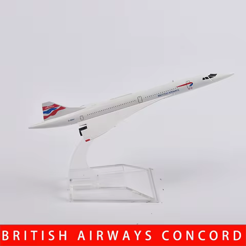 JASON TUTU 16cm BRITISH AIRWAYS CONCORDE Airplane Model Airplane Diecast Metal 1/400 Scale Planes 8 best sales concorde adult - №4