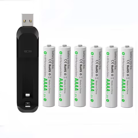 1.2V 400mAh AAAA rechargeable battery stylus AAAA NiMH rechargeable battery charged by AA AAA AAAA battery charger 10 best sales recharge battery - №8