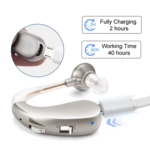 10 best sales rechargeable hearing aid - №7