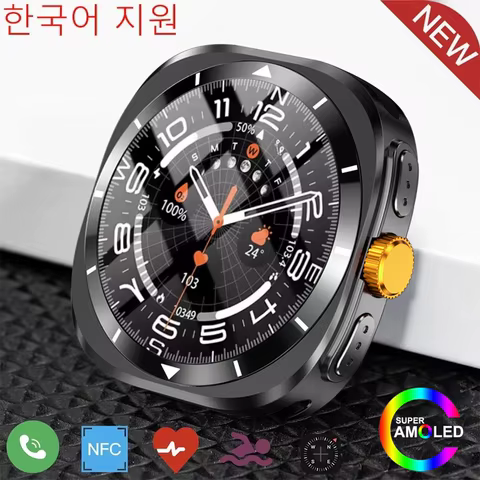 Watch 7 GPS Compass NFC Smart Watch Outdoor Sports Men Heart Rate AMOLED Bluetooth Call Waterproof Smart Watch For Android iOS 8 best sales smart watches samsung - №6