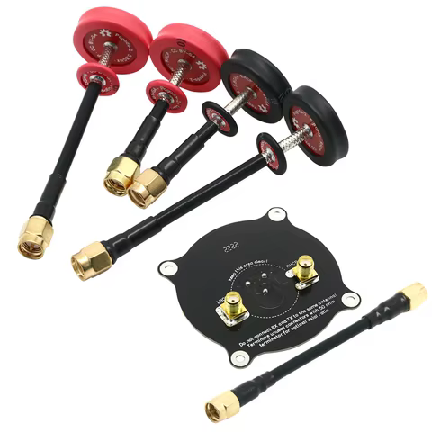 Pagoda 2 / Triple Feed Patch 5.8G 5dBi 50W Omnidirectional Omni FPV Flat Panel Pagoda Antenna LHCP/RHCP SMA/RP-SMA 6 best sales fpv drone antenna - №5