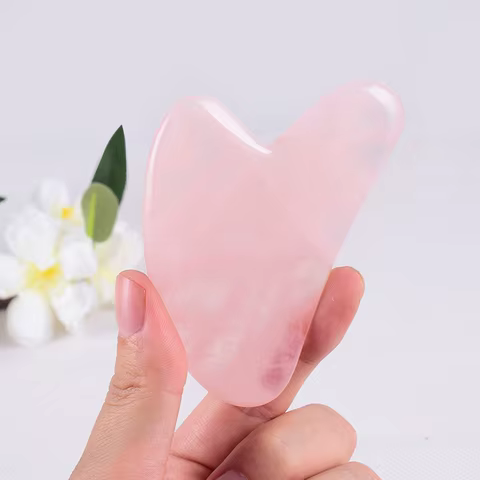 Natural Stone GuaSha Jade Facial Beauty Scraping Massage Tools Firm Skin Care Face Gua Sha SPA Physical Therapy Gue Che Roller 10 best sales gusha facial - №8
