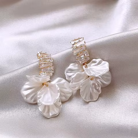 12 best sales daisy flower earrings - №10