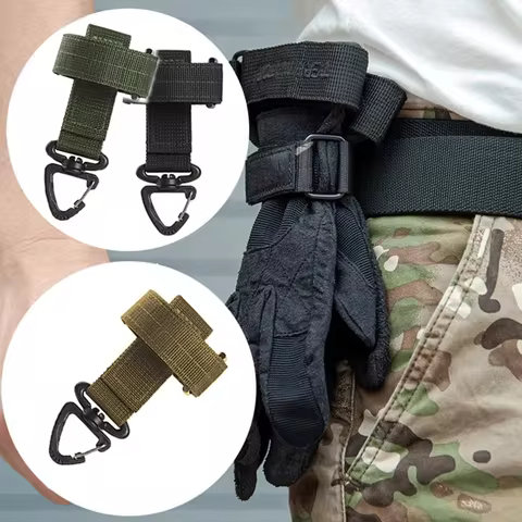 Multi-purpose Nylon Gloves Hook Work Gloves Safety Clip Outdoor Tactical Climbing Rope Camping Hanging Buck Outdoor Camping 10 best sales msa helmet - №1