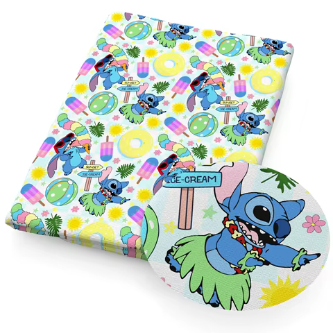 12 best sales lilo and stitch fabric - №2