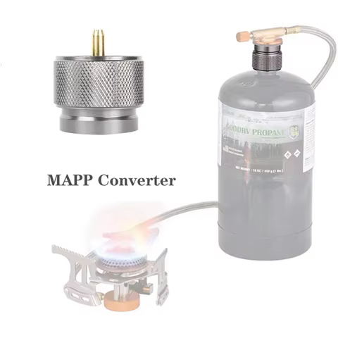 Camping Gas Stove Gas Refill Adapter Outdoor Cylinder Filling Adapter Gas Tank Furnace Connector Accessories Camping Equipment 6 best sales wokbrander - №5