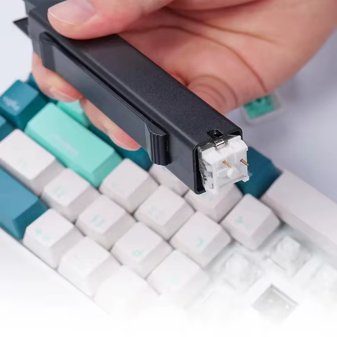 2 in 1 Switch Puller Keycap Puller Key Switch Keycap Puller for Mechanical Keyboard Gaming Keyboard Switches DIY Cleaning Tool 10 best sales car flag holder - №1