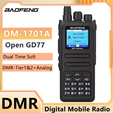 DM-1701A Upgrade Open GD77 Baofeng DMR Digital DM-1701 Walkie Talkie Longe Range Dual Mode Analog Dual Time Slot Tier 1+2 Radio 10 best sales 1701 baofeng - №5