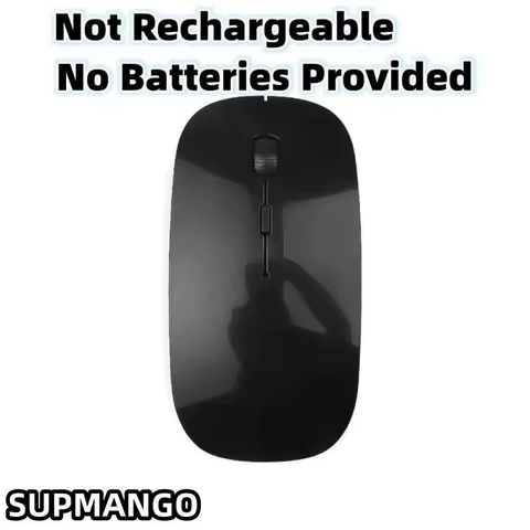 Wireless gaming mouse, quiet and magical, suitable for laptops and tablets, with battery powered and rechargeable versions 10 best sales macro keys - №9