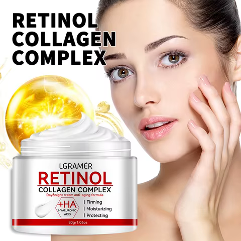 Retinol Lifting Firming Cream Collagen Smooth wrinkles Face Cream For Moisturizer Whitening Brighten Skin Products 12 best sales propolis serum - №2