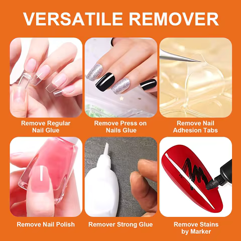10ml Debonder Glues For Removeing False Nails Rhinestone Remover Tools, Manicure Accessories Fast Dissolve Liquid Nail Art Tool 12 best sales debonder - №2