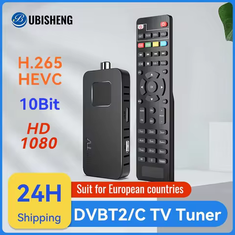 For Europe H.265 DVB-T2&C TV Decoder Dolby HD 1080P Mini TV Tuner HEVC 10Bit U8mini Digital Terrestrial Receiver Support WiFi 8 best sales android tv isdb t - №1