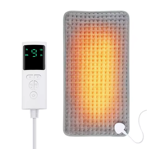 Electric Heating Pad Blanket 9 Level 4 Mode Timer Heating Pad For Shoulder Neck Back Spine Leg Winter Warm 6 best sales back massage pad - №4