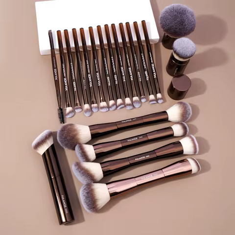 MAANGE 20pcs/set Pro Makeup Brushes Double Ended Foundation Concealers Blush Eye Shadows Brush for Liquid Cream Powder Blending 8 best sales bestsub - №1