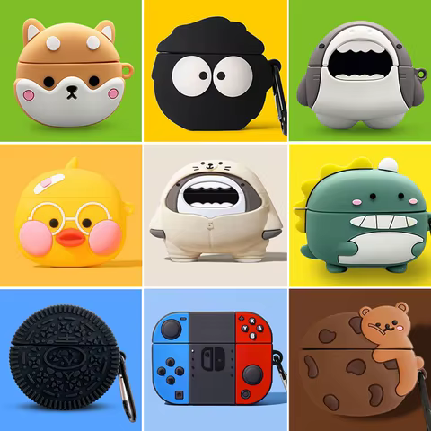 Soft Silicone Headphone Case For Redmi Buds 3 Lite Youth Edition Wireless Earphone Cute Cartoon Anime Earbuds Protective Cover 12 best sales redmi buds 3 case - №12