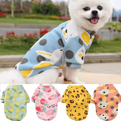 Chihuahua Dog Sweatshirt Puppy Cat Pullover Dogs Small Dog Hoodie Coat Winter Warm Pet Clothes for Bulldog 6 best sales adidog dog clothes - №1